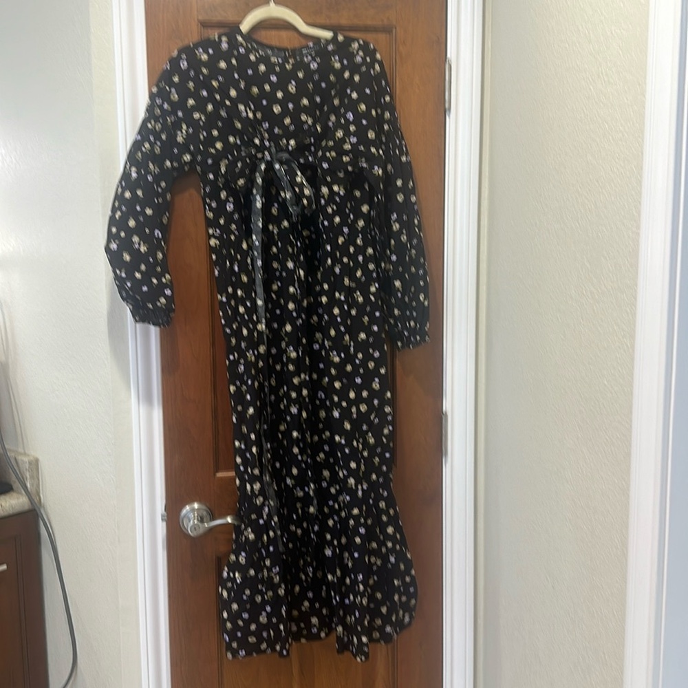 ASOS Floral Tie Front midi dress!